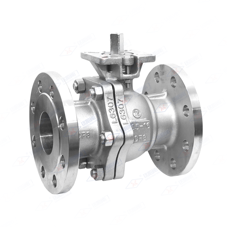 二片式国标压盖高平台法兰球阀