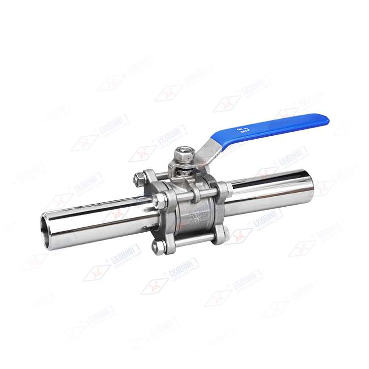 三片式加长杆球阀